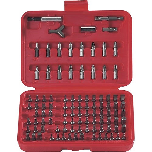 Security Bit Set with Case, 100 Piece