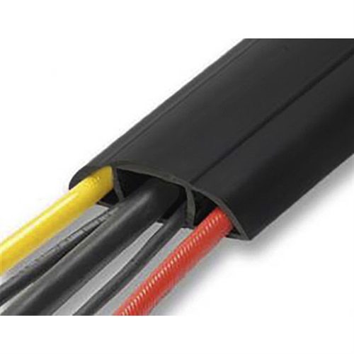 Lincoln Plastics Flexiduct CC-31 Cord Cover, 3/4 inch, Black