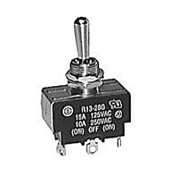 Philmore 30-10099 Toggle Switch, Standard Size Bat Handle, SPDT, (ON ...